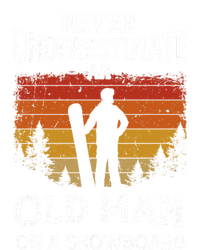 Snowboarder Never Underestimate An Old On A Snowboard Gift T-Shirt