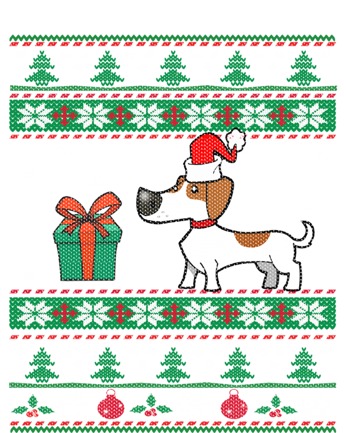 Dachshund Dog Santa Hat Funny Dogs Lovers Christmas Xmas Gift T-Shirt