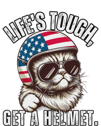 LifeS Tough Get A Helmet Funny Cat T-Shirt