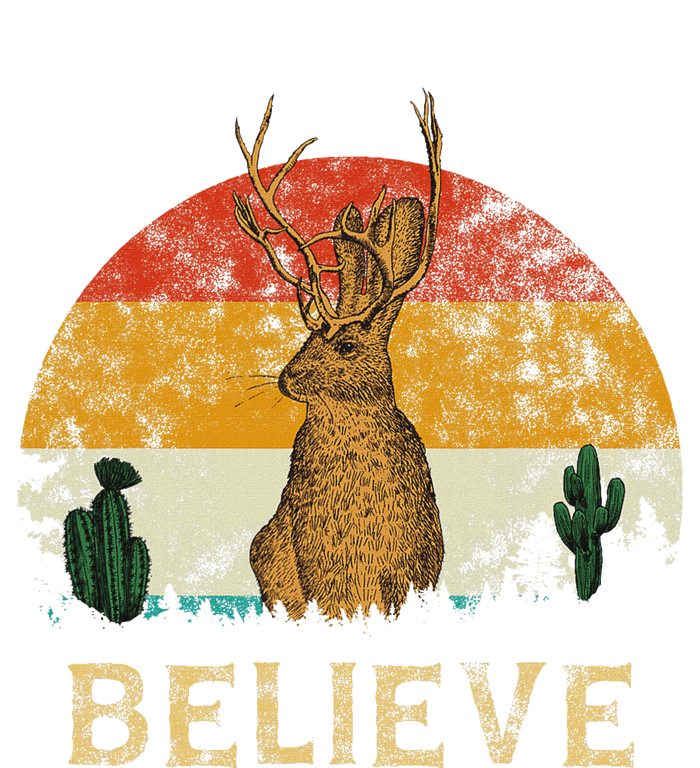 Jackrabbit Desert Mountain Cactus Sunshine Believe Jackalope Performance Sprint T-Shirt