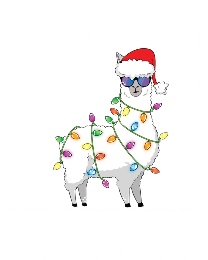 Fleece Feliz Navidad Funny Llama Ugly Christmas Cool Gift Kids Tie-Dye T-Shirt