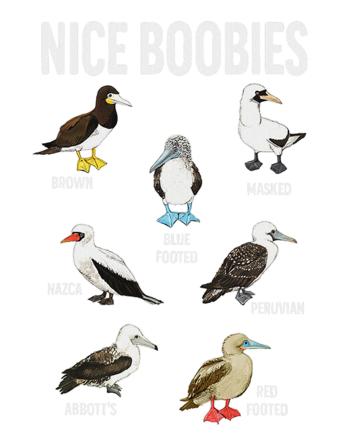 Nice Boobies Pun Adult Joke Funny Bird Lover Birdwatcher Mousepad