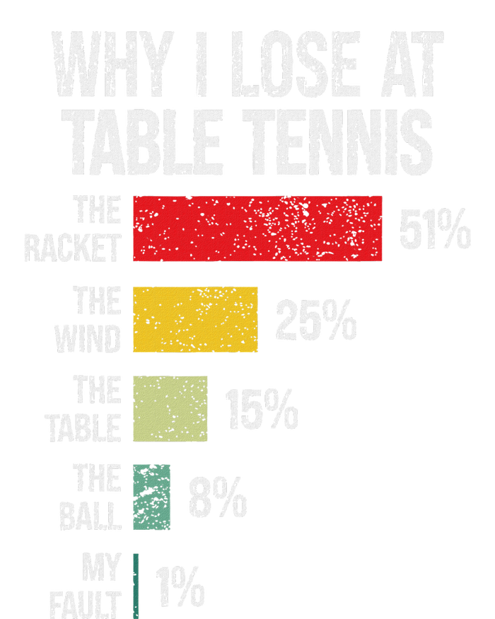 Table Tennis Player Joke For Ping Pong Lover Fan T-Shirt