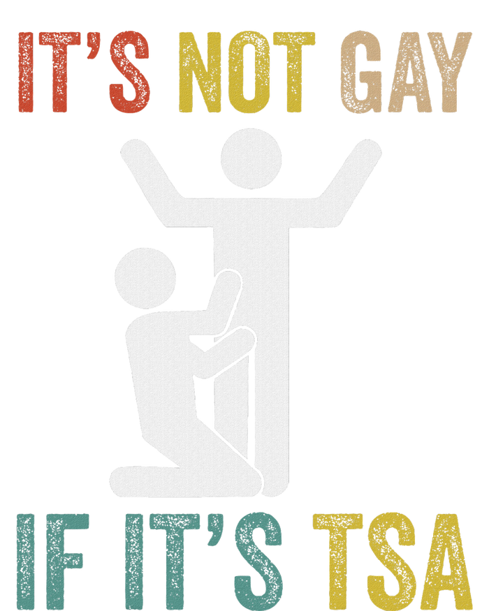 Distressed It Is Not Gay If ItS Tsa Outfit Funny Security Mousepad