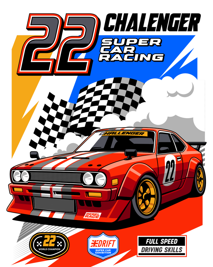 Chalenger Super Car Racing T-Shirt