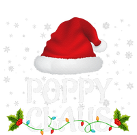 Poppy Claus Christmas Lights Santa Pajama Family Matching T-Shirt