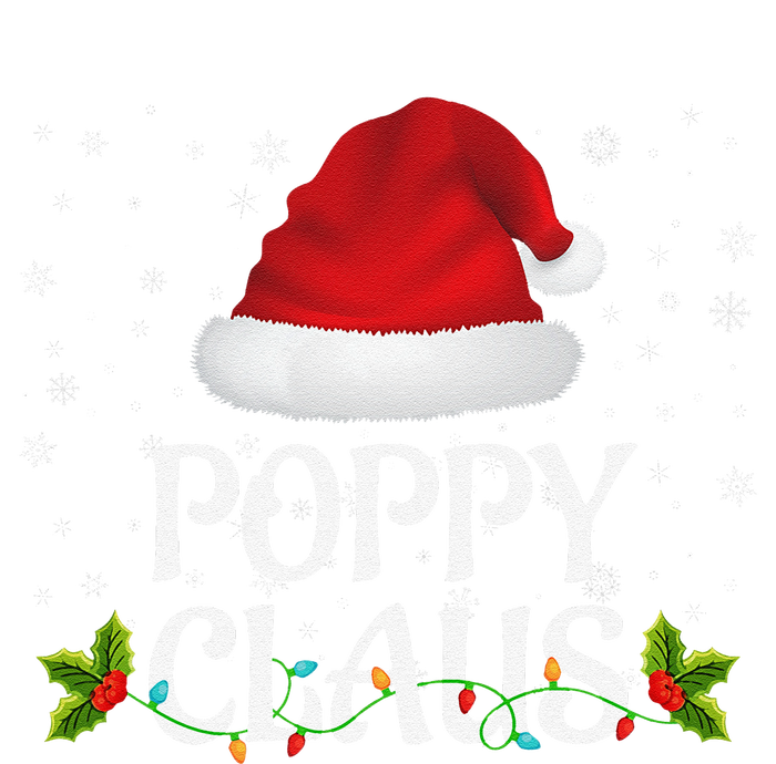 Poppy Claus Christmas Lights Santa Pajama Family Matching T-Shirt