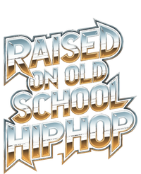 Raised On Old School Hip Hop Great Gift Cassette Graffiti Rap Funny Gift Pom Pom 12in Knit Beanie