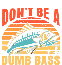 Funny DonT Be A Dumb Bass Fishing Dad Joke Quote Fisherman 16 in Basic Backpack