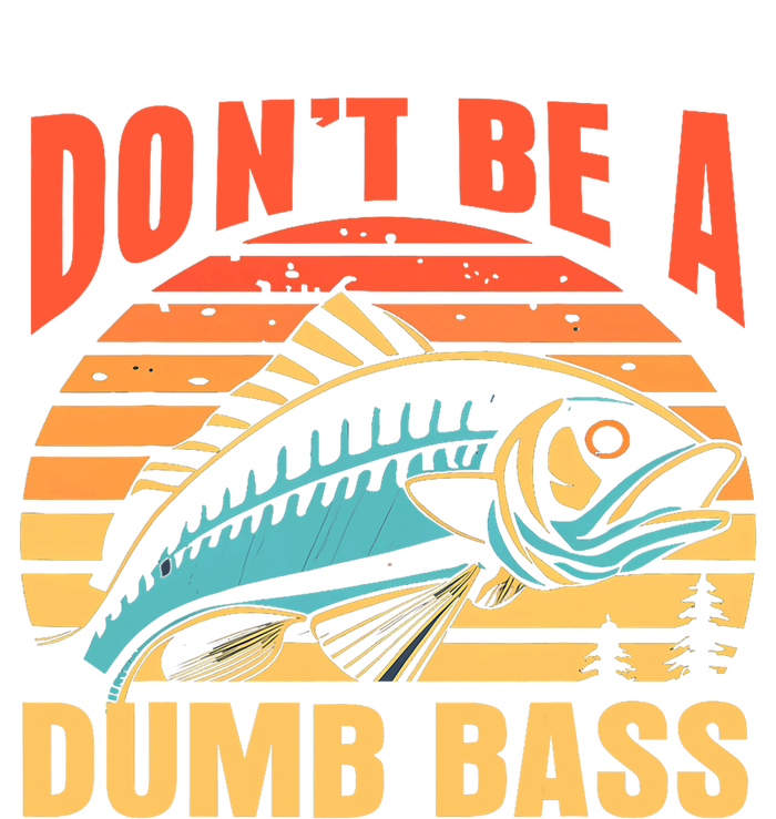 Funny DonT Be A Dumb Bass Fishing Dad Joke Quote Fisherman 16 in Basic Backpack