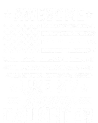 Awesome Like My Bonus Daughter Usa Flag 4th Of July T-Shirt