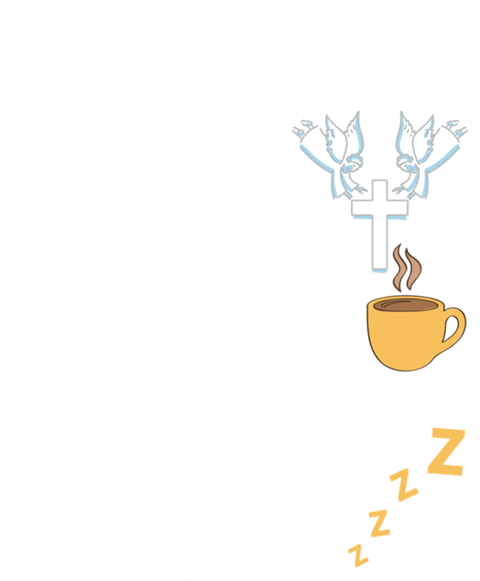 I Love Jesus Coffee And Naps Cool Gift Women's Long Sleeve Flannel Pajama Set 