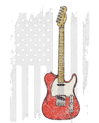 Lets Rock Rock N Roll Guitar Retro Usa Flag Music T-Shirt