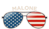 Malone Al Vintage Us Flag Sunglasses T-Shirt