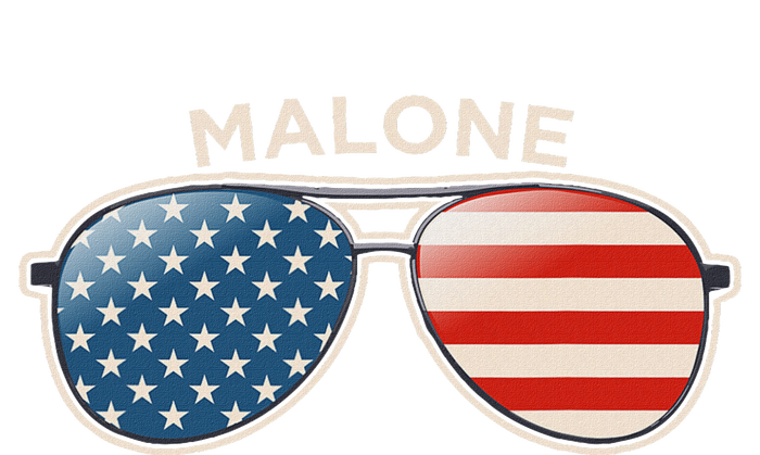 Malone Al Vintage Us Flag Sunglasses T-Shirt