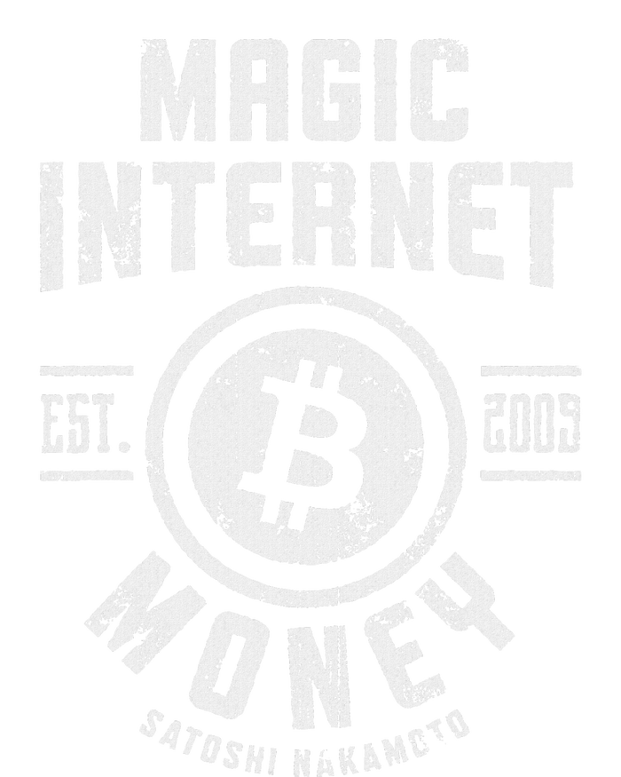 Bitcoin Magic Internet Money Btc Crypto Currency Blockchain T-Shirt