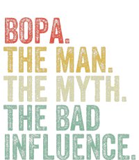 Bopa The Man The Myth The Bad Influence Funny Dad Joke Women's Fleece Hoodie