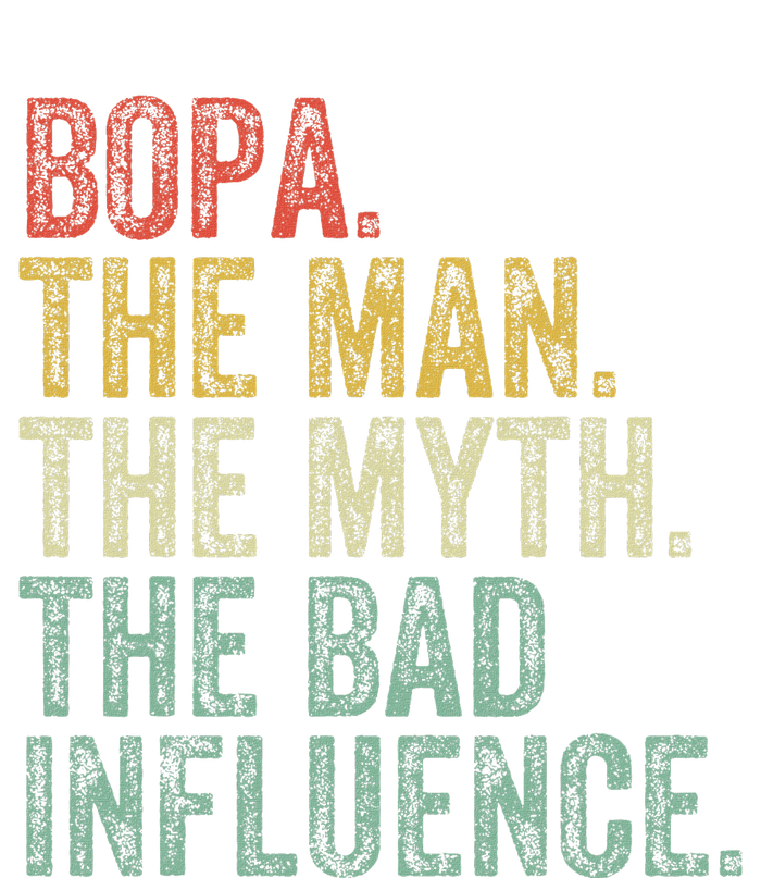 Bopa The Man The Myth The Bad Influence Funny Dad Joke Women's Fleece Hoodie