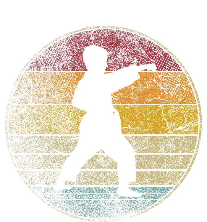 Karate Vintage Distressed Retro Silhouette 70s 80s T-Shirt