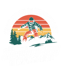 Snowboarding Lover Humor Design Funny Snowboarder Gift Ladies Long Sleeve Shirt