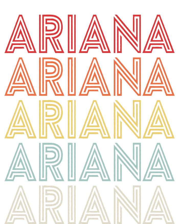 Ariana Name Ariana Retro T-Shirt