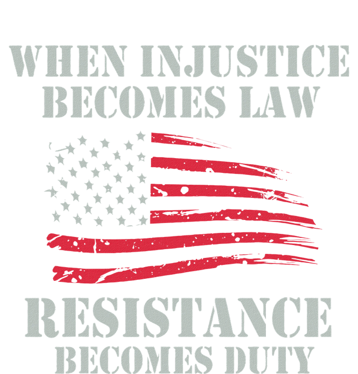 When Injustice Becomes Law Resistance Becomes Duty Womens Cotton Relaxed Long Sleeve T-Shirt