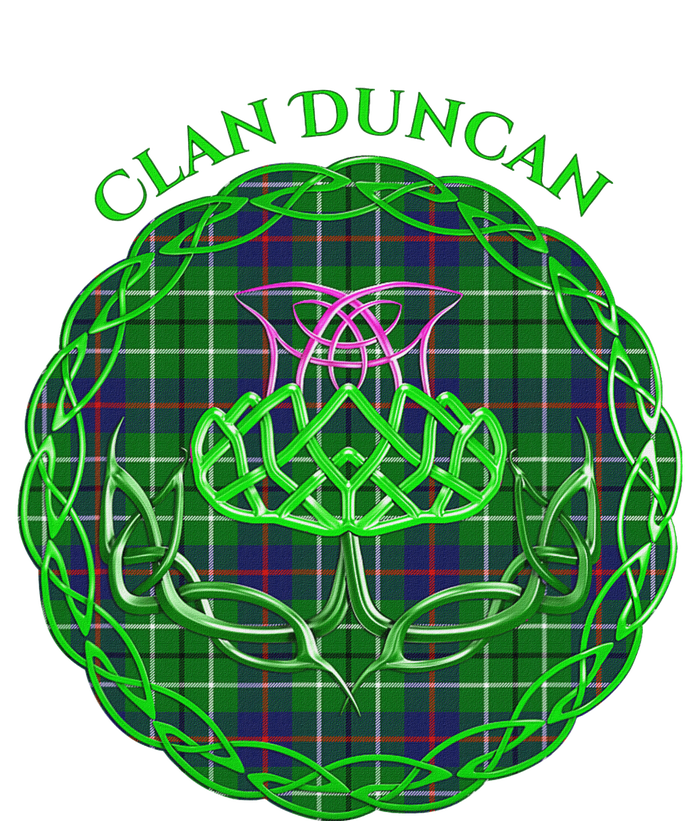 Clan Duncan Scottish Tartan Celtic Thistle Bumper Sticker