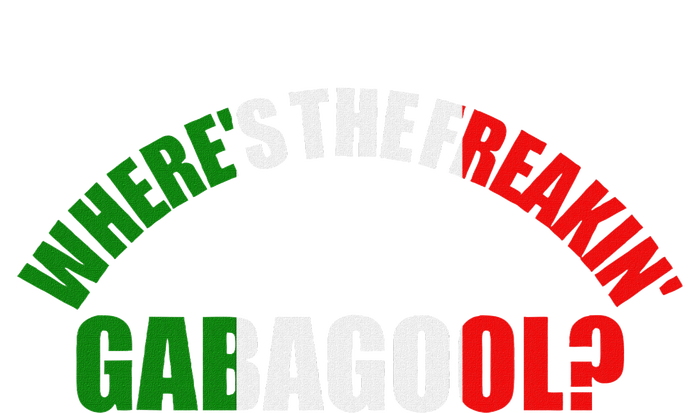 WhereS The Freakin Gabagool Meme Capicola Italian American Tall T-Shirt