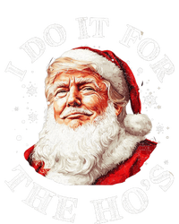 Trump Christmas Santa Claus I Do It For The Hos Cute Xmas Women's Perfect Tri Tunic Long Sleeve Shirt