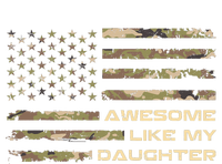 Awesome Like My Daughter Dad Fathers Day Camo American Flag Daily Commute Backpack