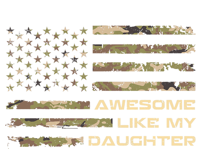 Awesome Like My Daughter Dad Fathers Day Camo American Flag Daily Commute Backpack