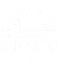 Awesome Like My Daughter Funny Dad Vintage Tie-Dye T-Shirt