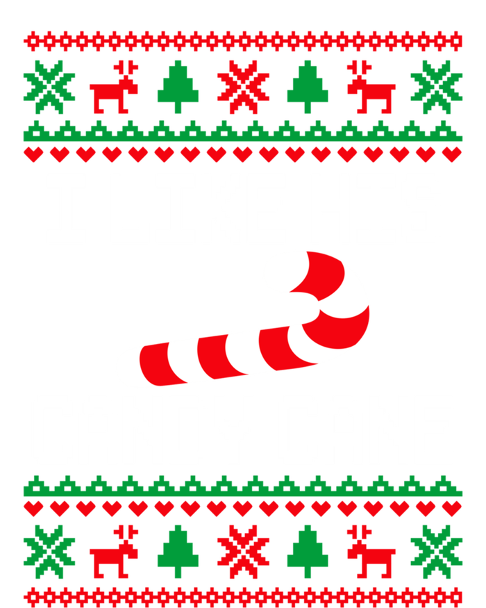 I Like His Candy Cane Funny Couples Ugly Christmas Cute Gift Kids Sweatshirt