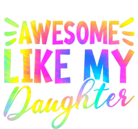 Awesome Like My Daughter Funny Fathers Day Dad Tie Dye Youth Performance Sprint T-Shirt