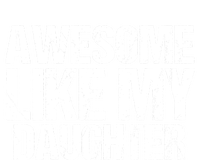 Awesome Like My Daughter Funny Fathers Day Mom Dad Valucap Bio-Washed Visor