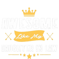 Awesome Like My Daughter In Law FatherS Day Womens CVC Long Sleeve Shirt