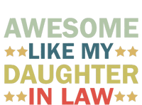 Awesome Like My Daughter In Law Family Lovers Retro Vintage T-Shirt