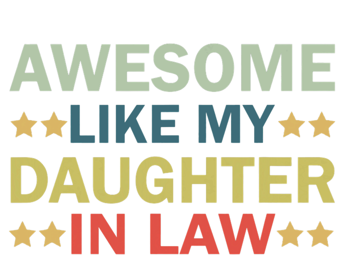 Awesome Like My Daughter In Law Family Lovers Retro Vintage T-Shirt