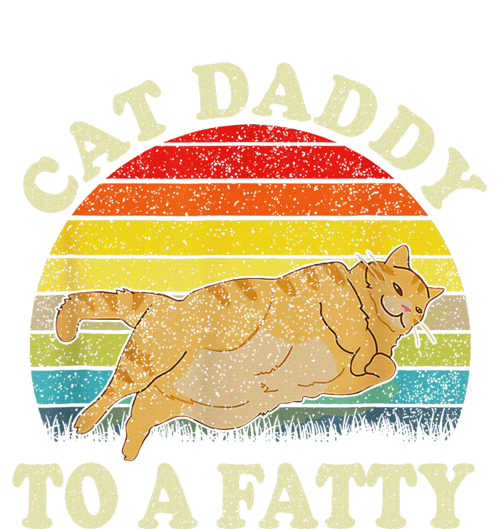 Fat Chonk Dad Cat Daddy To A Fatty T-Shirt