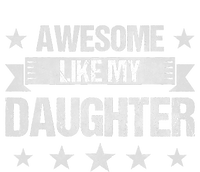 Awesome Like My Daughter Retro Dad Fathers Day T-Shirt