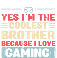 Coolest Brother Because Love Gaming Funny Design Gift Tie-Dye T-Shirt