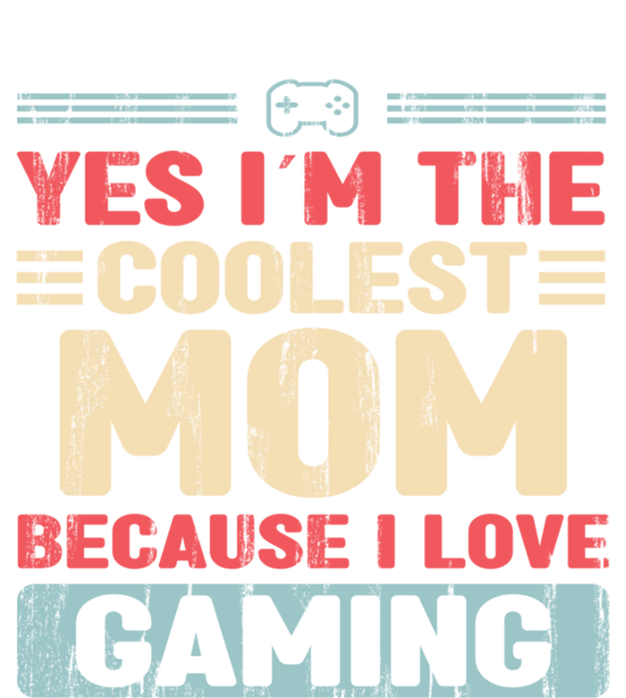 Coolest Mom Because Love Gaming Funny Design Gift Bumper Sticker