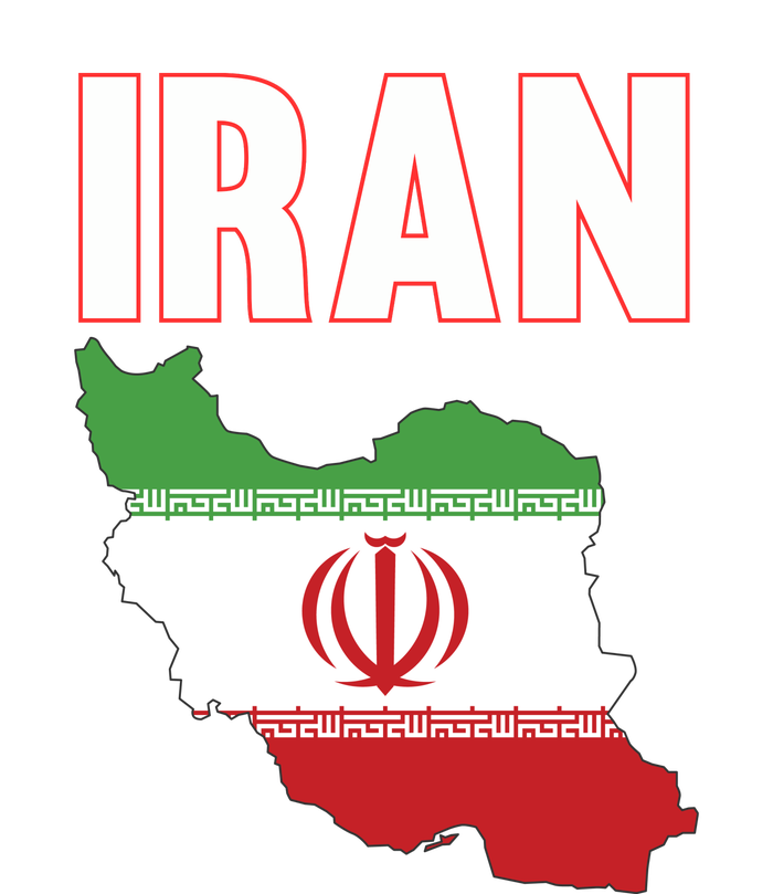 Iran Flag Map Iranian Pride T-Shirt