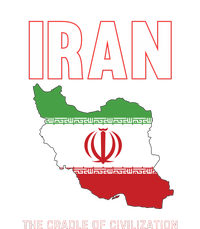 Iran Flag Map Iranian Pride T-Shirt