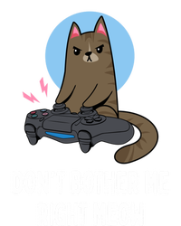 DonT Bother Me Right Meow Funny Video Gamer And Cat Lover Cool Gift Sustainable Knit Beanie