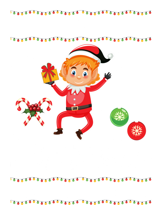 S First Christmas On The Inside Pregnancy Announcet Cute Gift T-Shirt