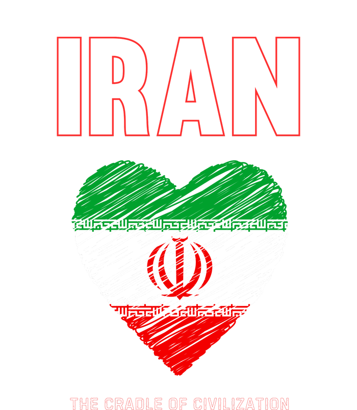 Iran Iranian Persian Pride Heart T-Shirt