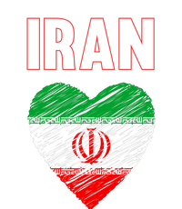 Iran Iranian Persian Pride Heart PosiCharge RacerMesh Polo