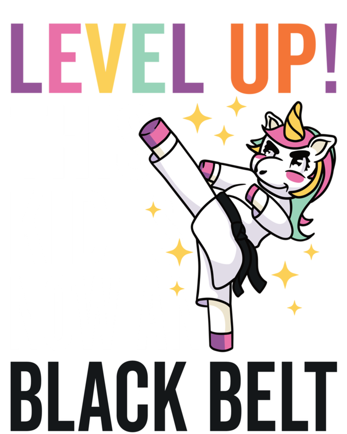 Karate Uniform Unicorn Level Up Black Belt Award Ceremony Funny Gift Magnet