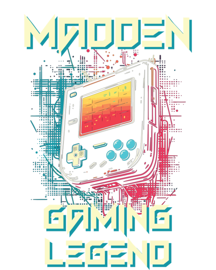 Madden Gaming Legend Vintage 80s 90s Personalized Gaming Gift T-Shirt